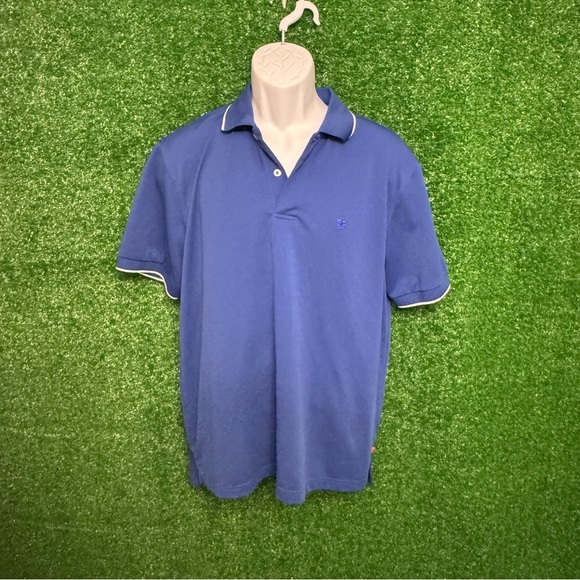 Walter Hagen Navy and White Polo with Hydro-Dri 3/polo style golf shirts - Picture 7 of 11
